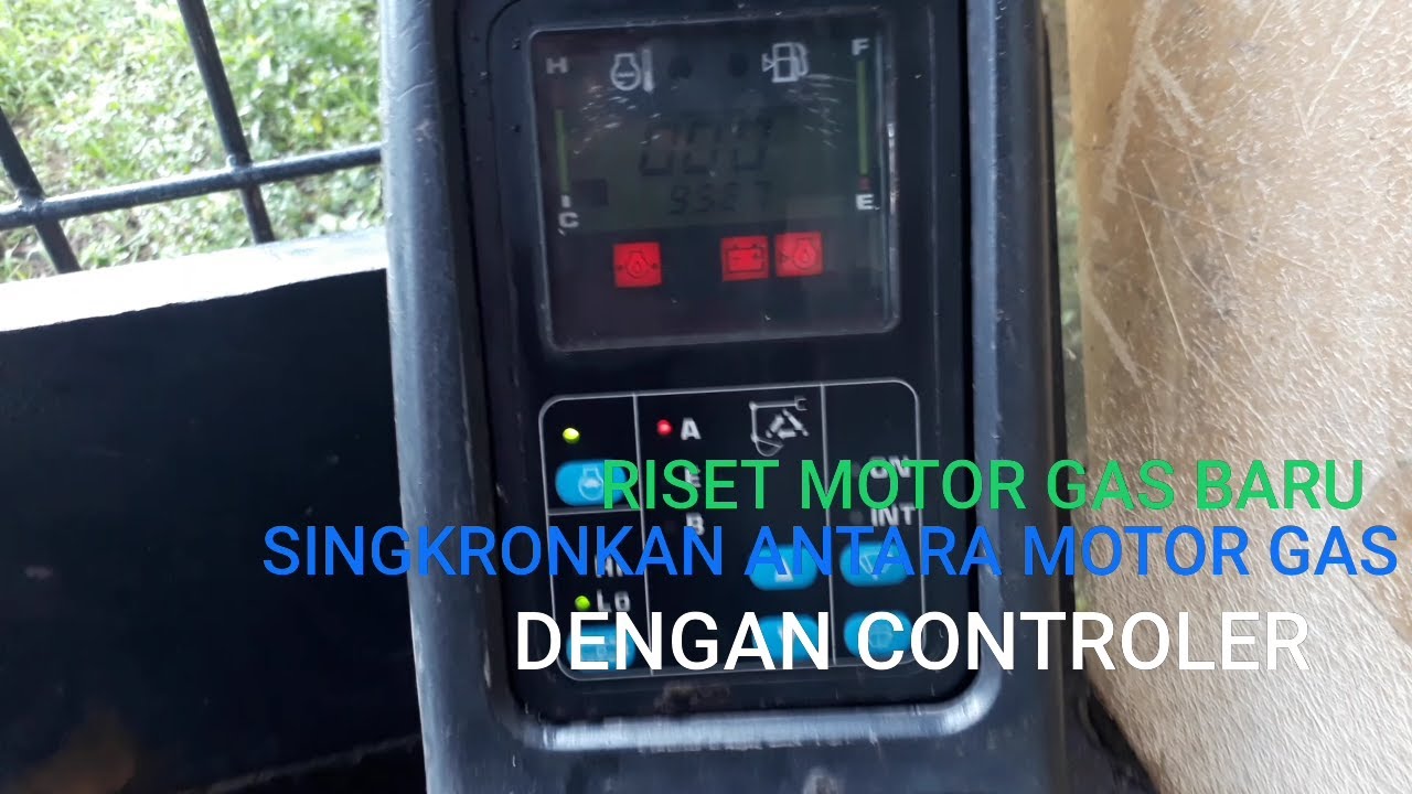 CARA RISET SINGKRONKAN MOTOR GAS DENGAN CONTROLER EXCAVATOR PC200-7