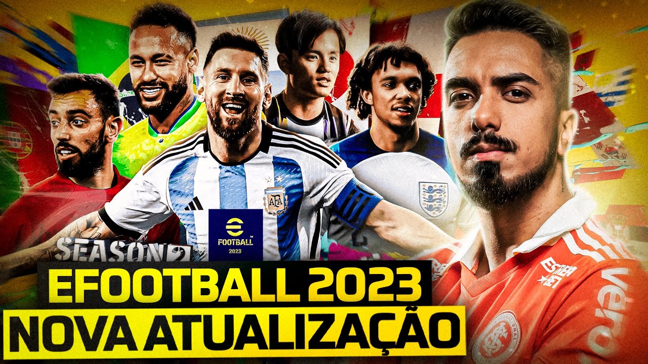 A NOVA ATUALIZAÇÃO DO EFOOTBALL 2023 FICOU...