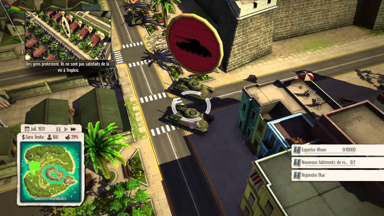 Tropico 5 d&eacute;mo bug de char