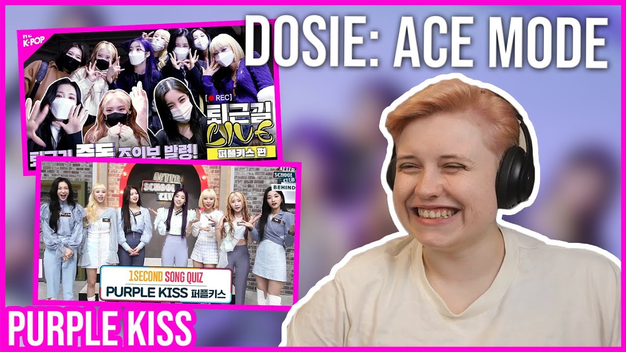 REACTION to PURPLE KISS - ASC 1 SECOND SONG QUIZ & PONZONA 퇴근길 LIVE 4K