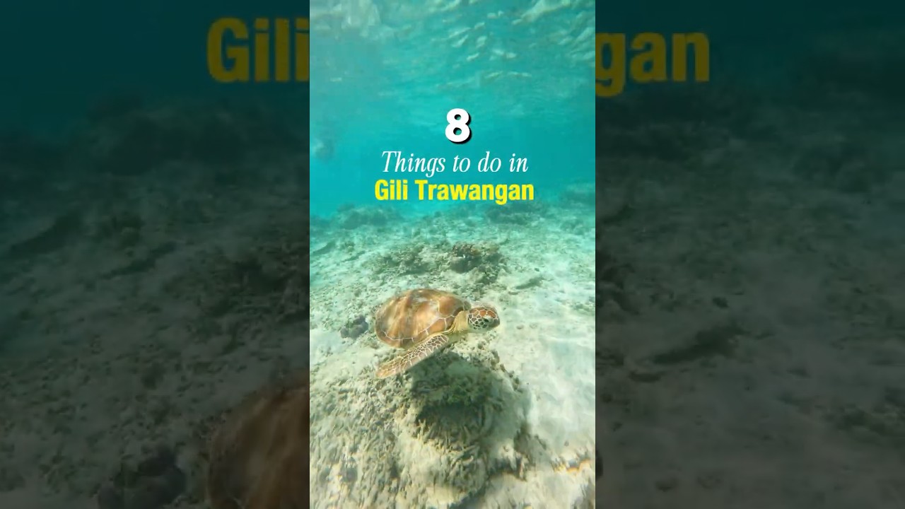 Things to do at Gili Trawangan, Lombok, Indonesia #indonesia #gilitrawangan #giliislands #travel