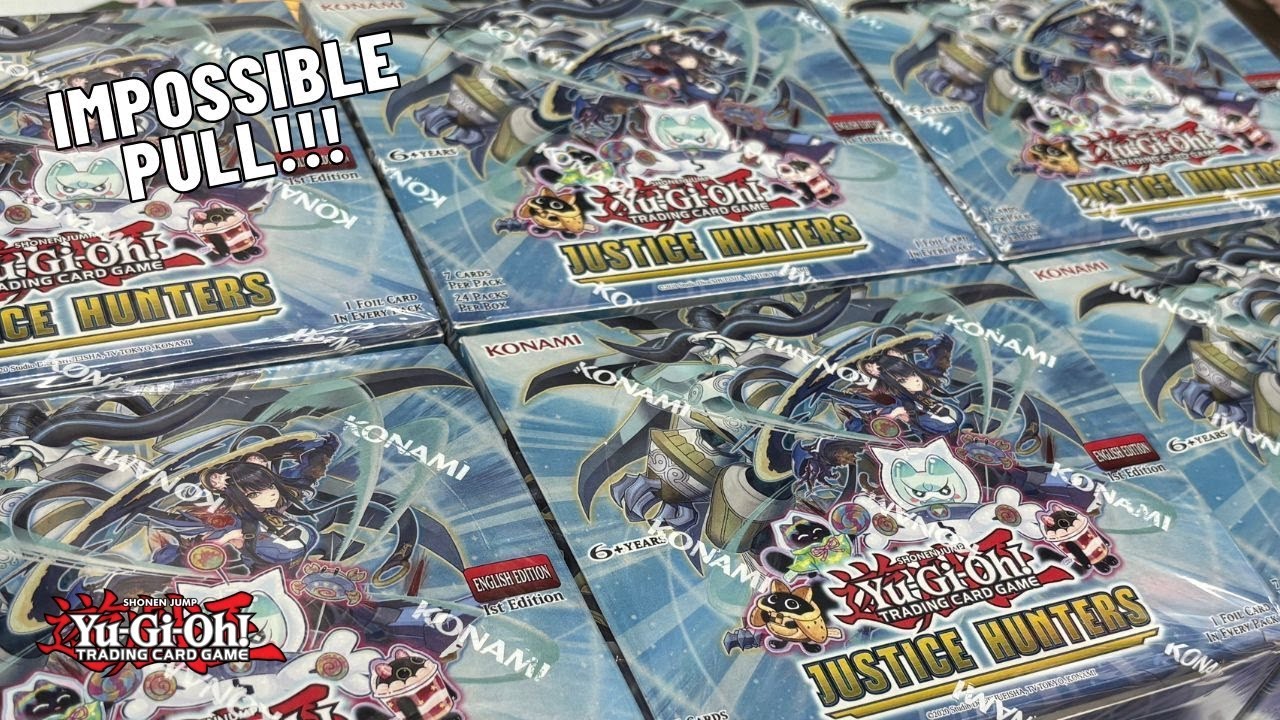 Opening Six Justice Hunters Yugioh Booster Boxes TCG Impossible Pull!!
