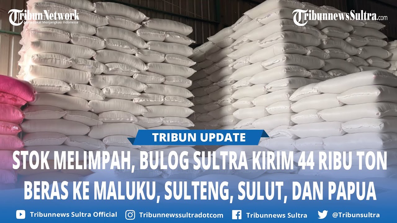Stok Beras Melimpah, Sulawesi Tenggara Kirim 44 Ribu Ton ke Maluku, Sulteng, Sulut dan Papua