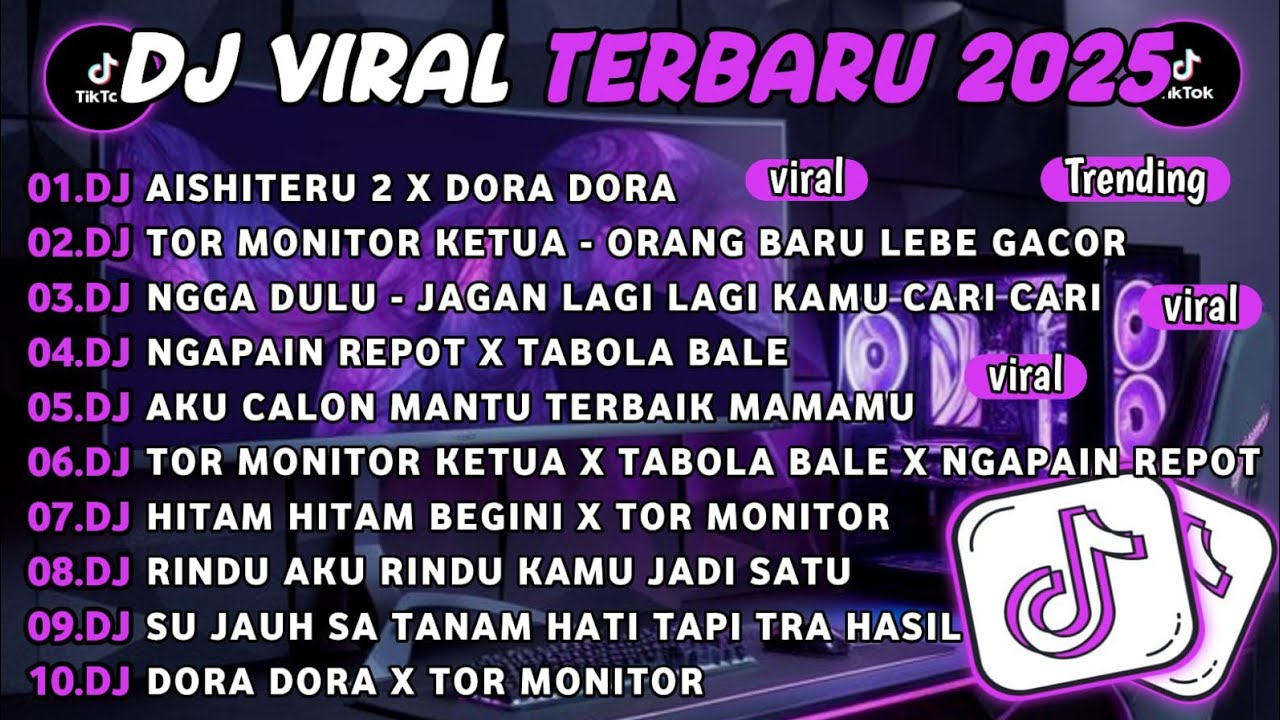 DJ TIKTOK TERBARU 2025||DJ AISHITERU 2 X DORA DORA🎵DJ ORANG BARU LEBE GACOR FULL ALBUM