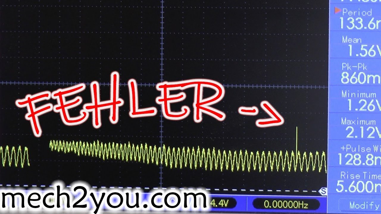 🛠️ Luftmassenmesser Teil 2 HFM5 Fehler nur mit Osziloskop gefunden