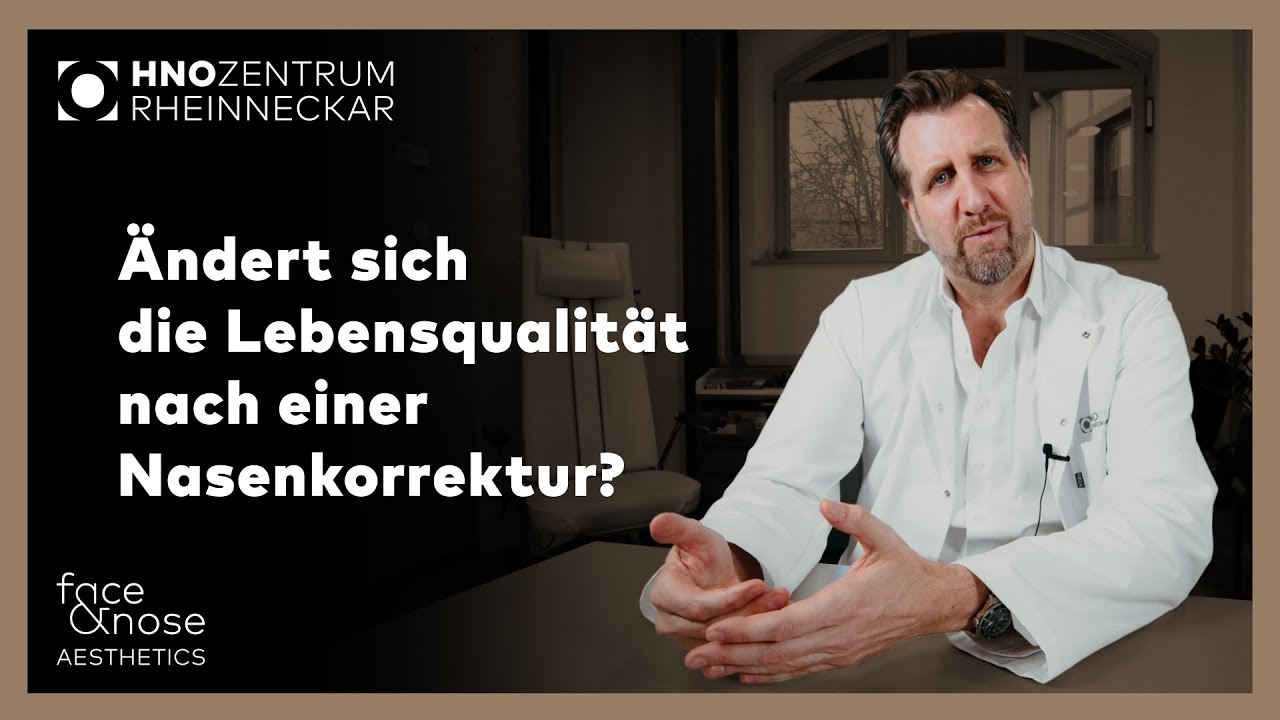 Nasenkorrektur | Frag Prof. Riedel | Ändert sich die Lebensqualität nach einer Nasenkorrektur?