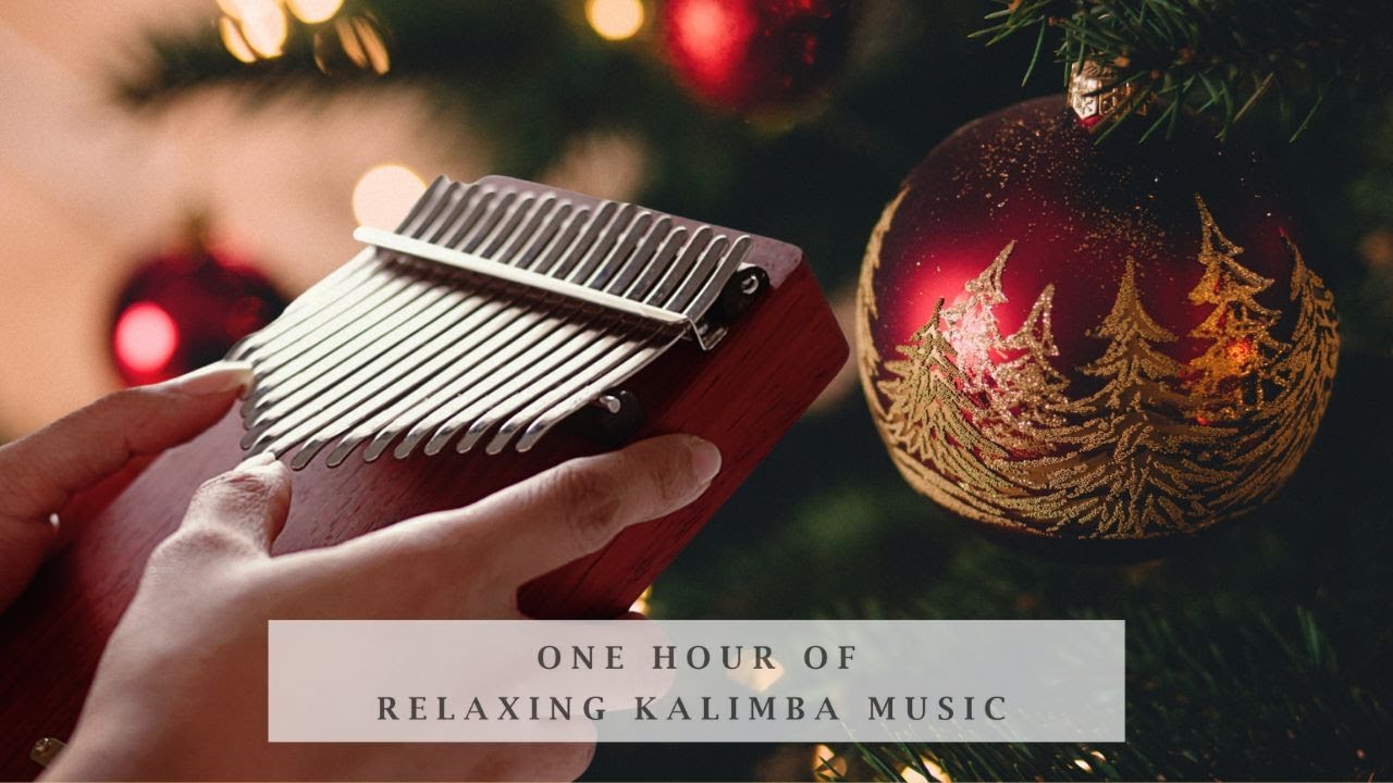 【1 HOUR】Christmas Relaxing Kalimba Music for Sleeping, Studying, Relaxing