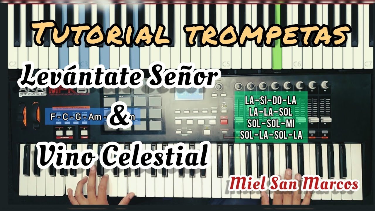 Levántate Señor & Vino Celestial - Miel San Marcos | Tutorial Trompetas