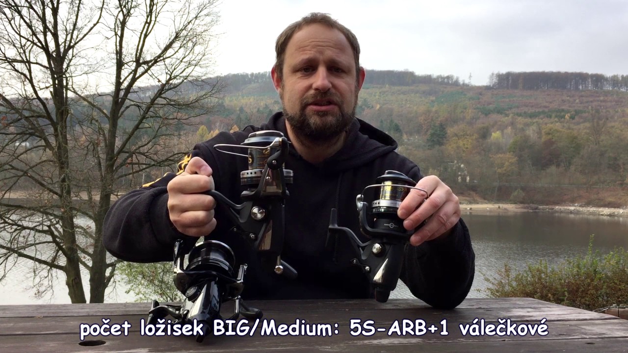 srovnání navijáků Shimano Big Baitrunner vs. Medium
