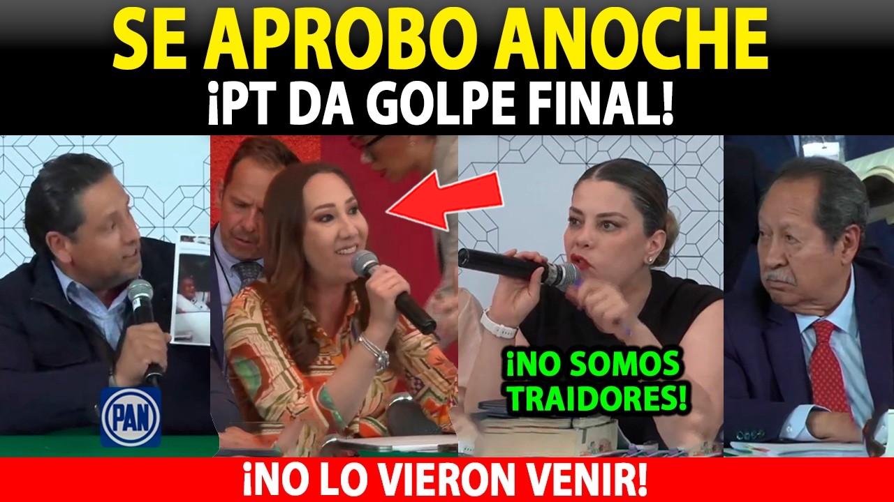 &iexcl;REFORMA ELECTORAL LLEGA DE NOCHE! OPOSICI&Oacute;N NO PUDO PARAR ESTO, PT DA GOLPE FINAL