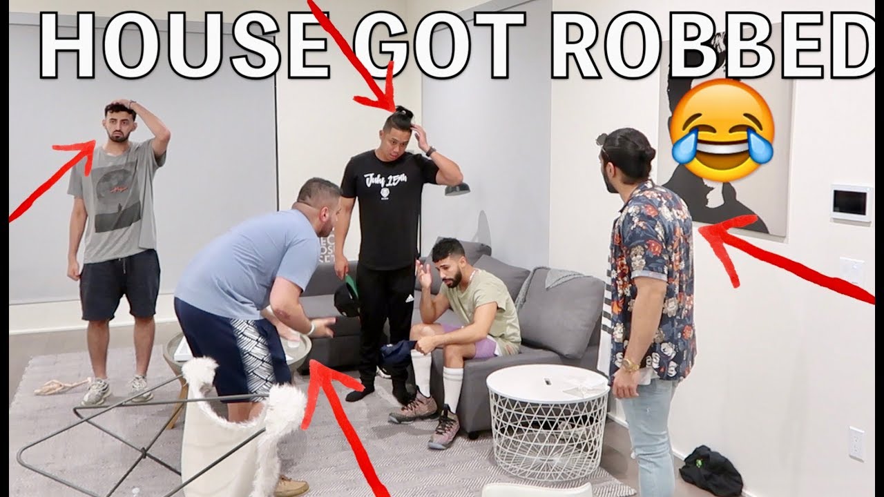 HILARIOUS HOUSE ROBBERY PRANK!! (POLICE CALLED)