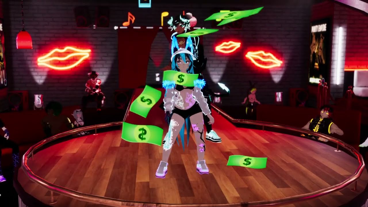 Vrchat Dancing Event with the Party Empire duo dance, Dancing in heaven