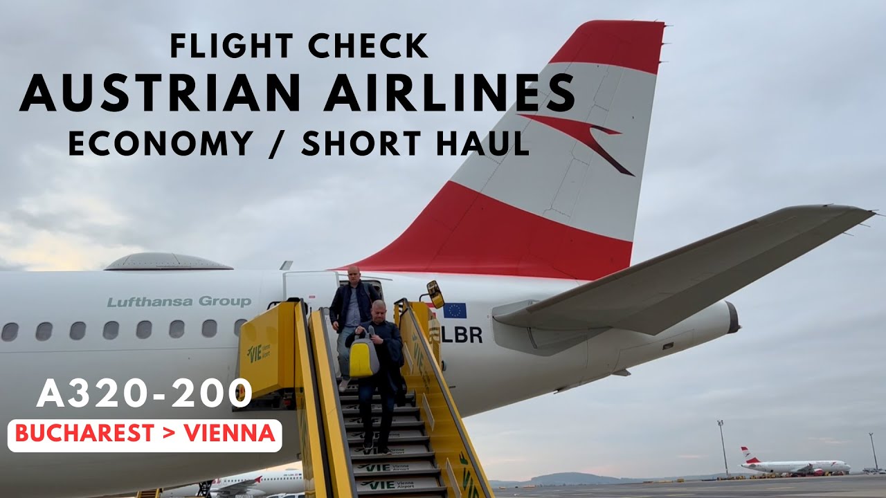 Flight Report: Austrian Airlines Economy, Bucharest to Vienna #austrianairlines #a320