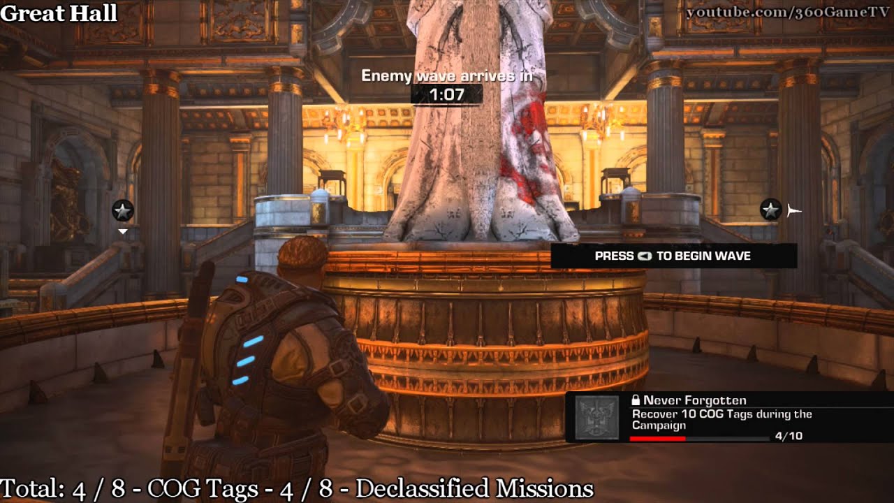 Gears of War Judgment - COG Tags & Declassified Missions Location Collectibles Guide - Chapter 1