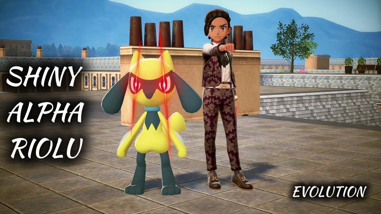 SHINY ALPHA RIOLU IN POKEMON LEGENDS ZA