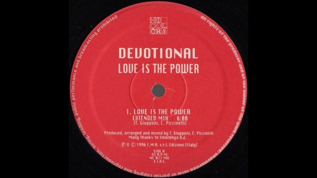 Devotional - Love Is The Power - (Extended Mix) - 1996