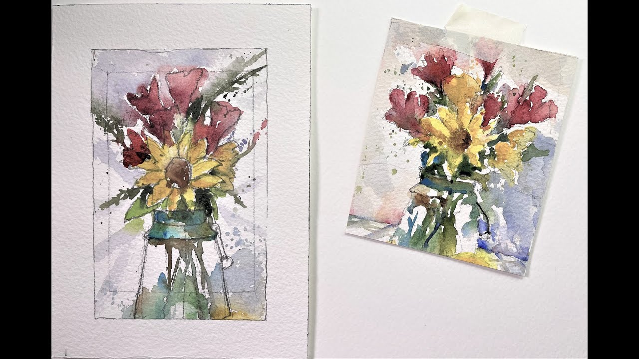 EXTREME BEGINNERS   Flowers and Vase Painting with Chris Petri
