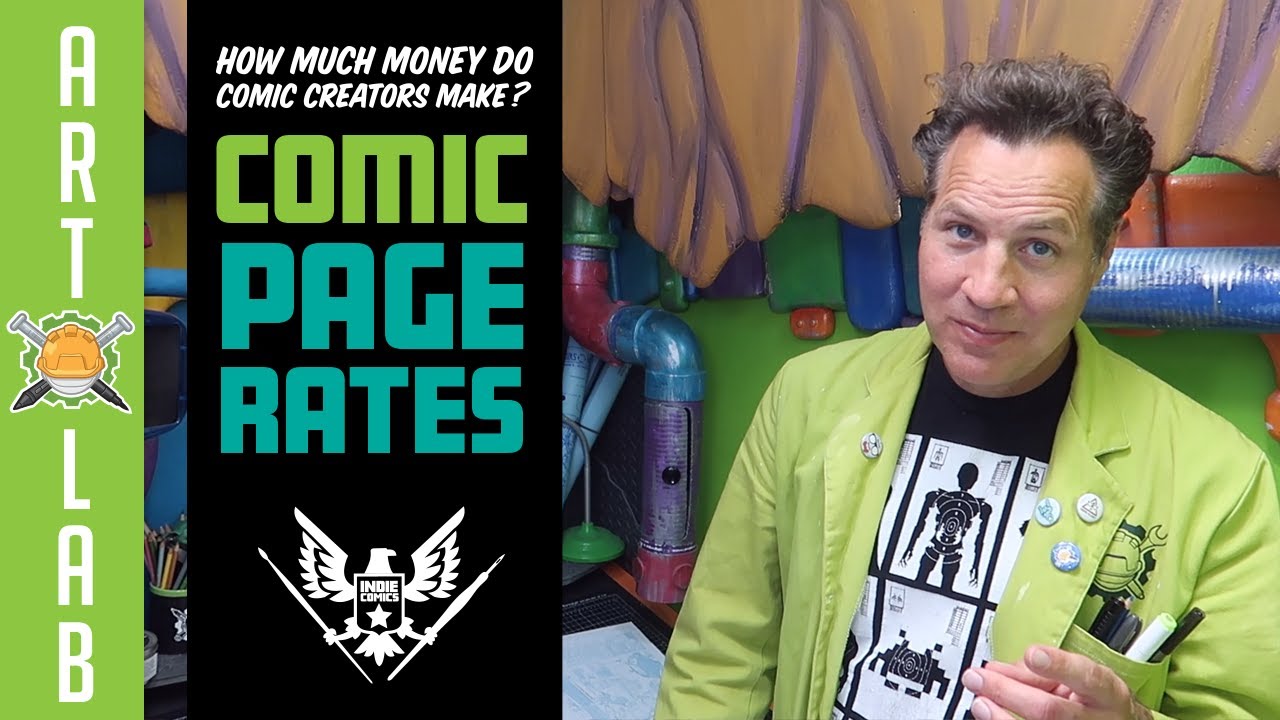 How Much Money Do Comic Creators Make? Comic Page Rates