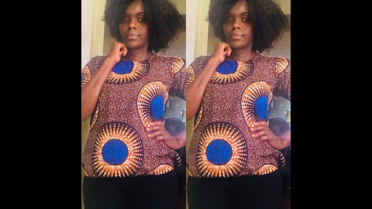 DIY ANKARA/LACE TOP IN 1HR (EASY SEWING TUTORIAL)