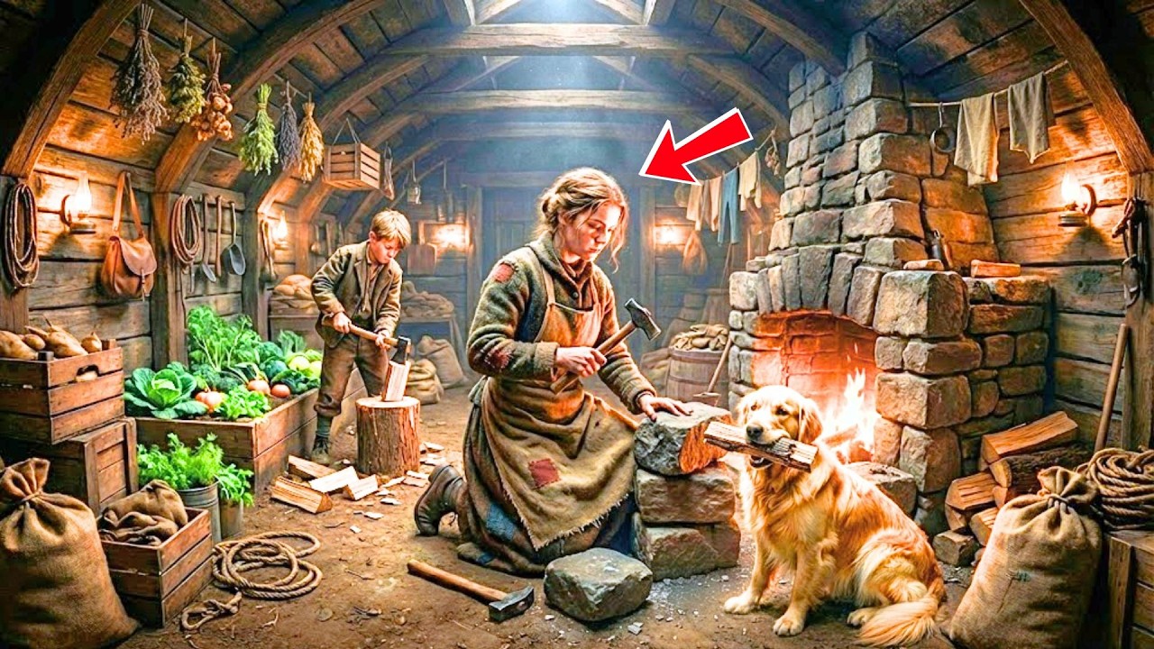She Built a Cabin Inside a Cabin — Then Winter Proved the “Empty Space” Was Everything