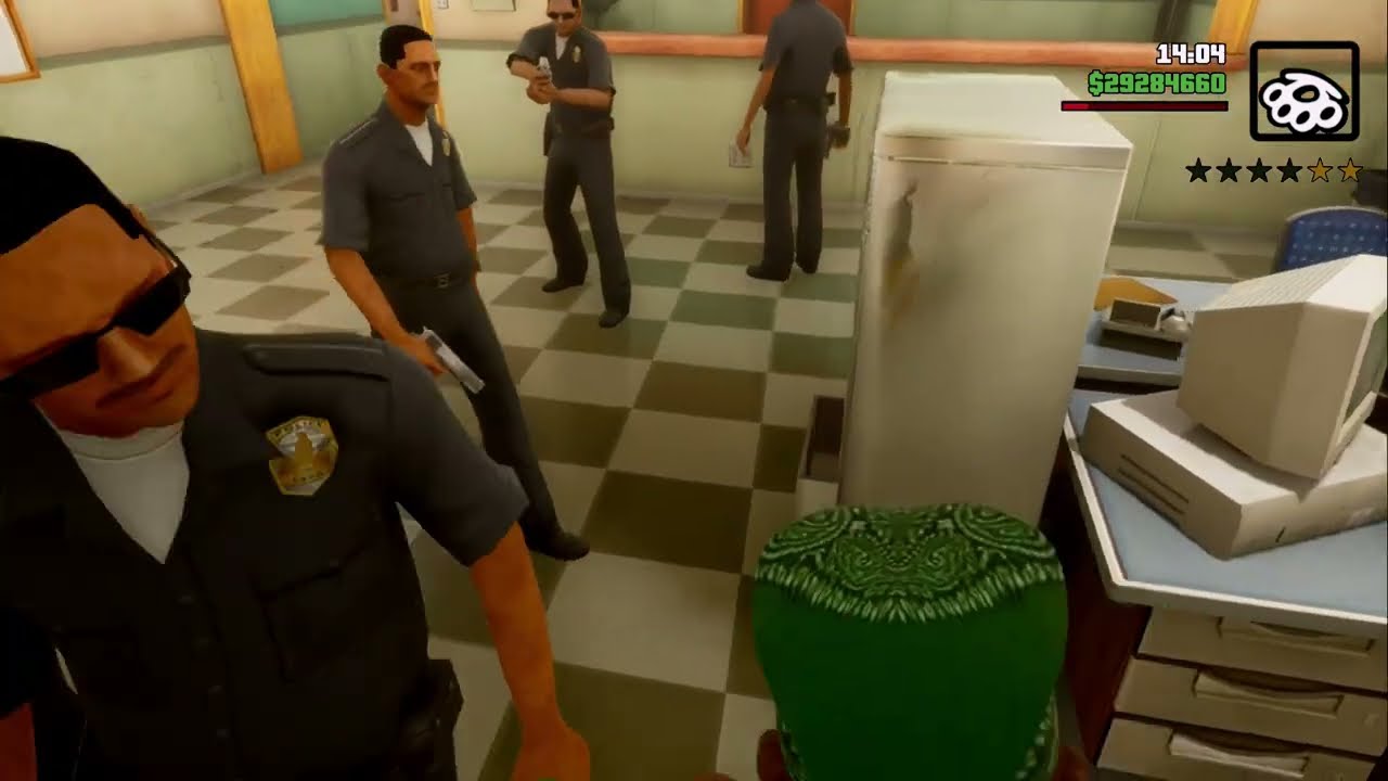 Grand Theft Auto:San Andreas - Busted