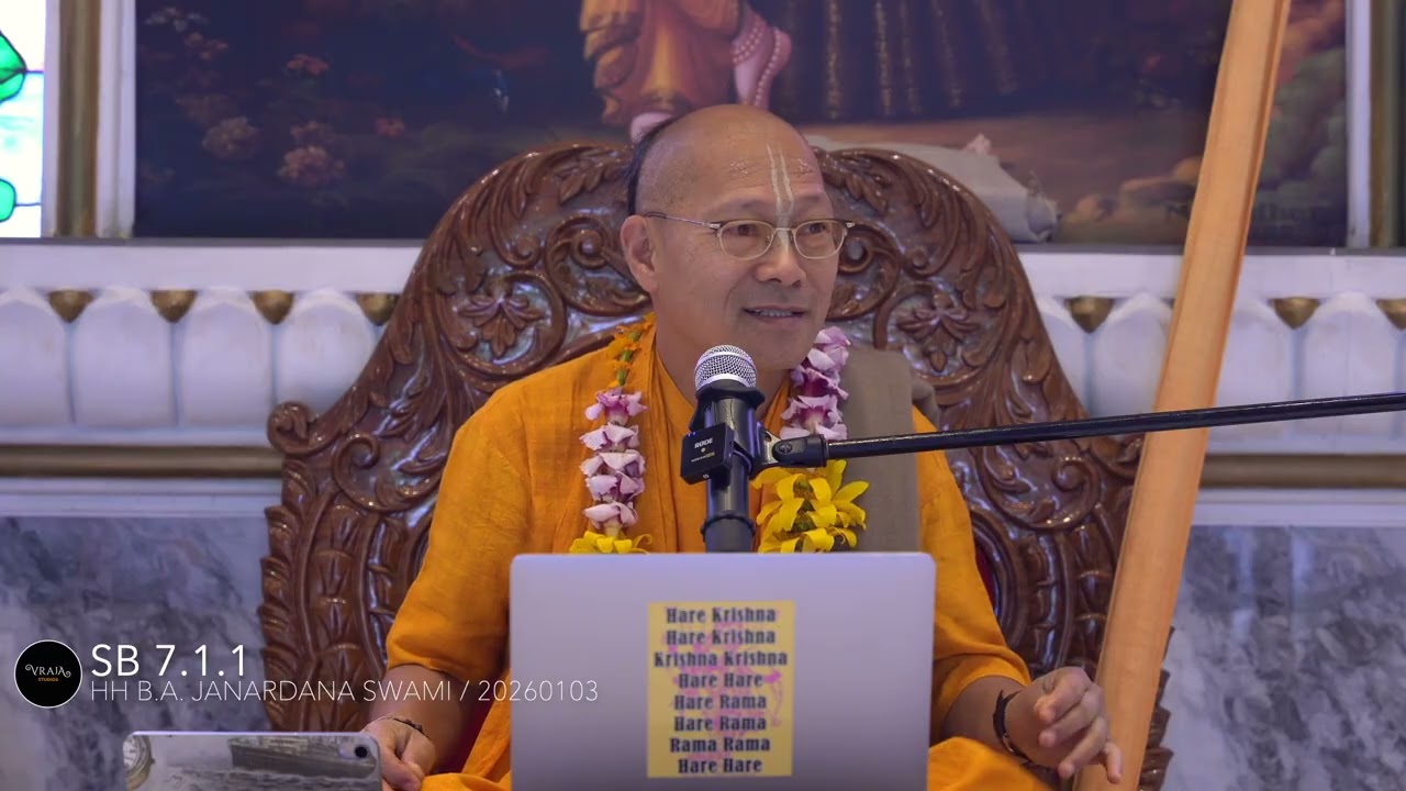 S.B.  7.1.1 HH B.A. Janardana Swami Maharaj, Vraja Eco Village, Philippines