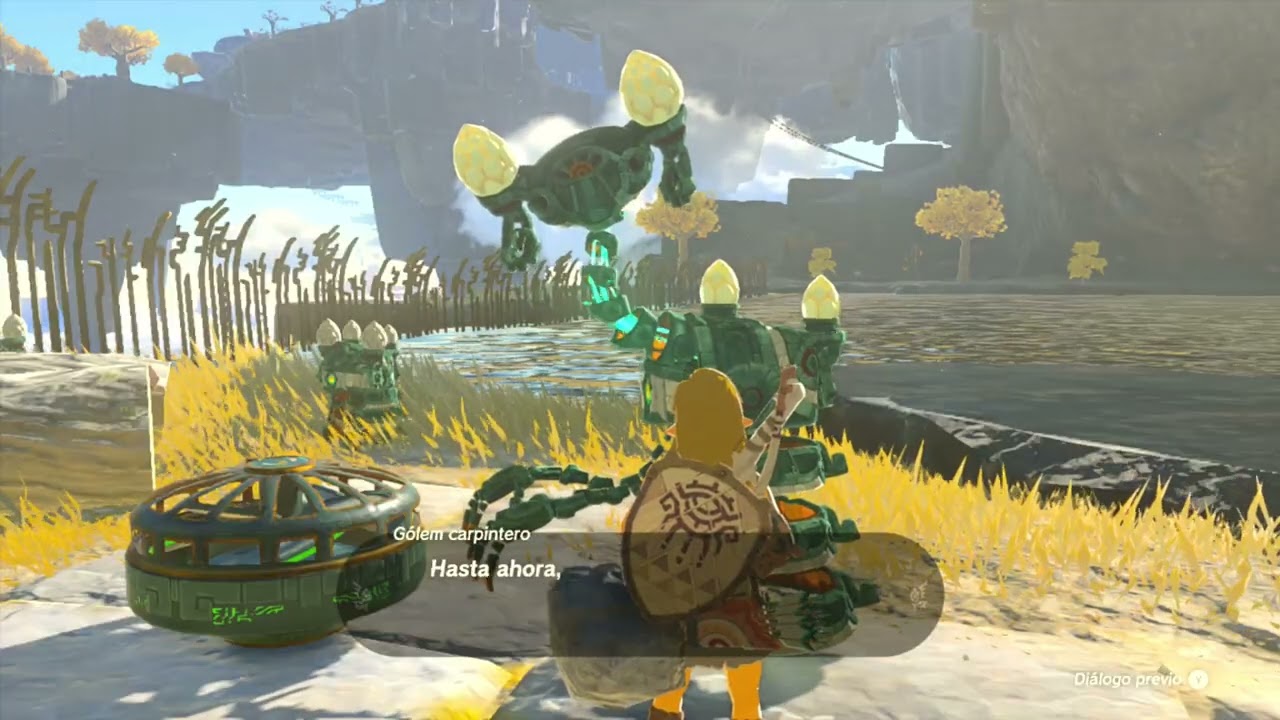 The Legend of Zelda Tears of the Kingdom avanzando un poco en el principio TOTK
