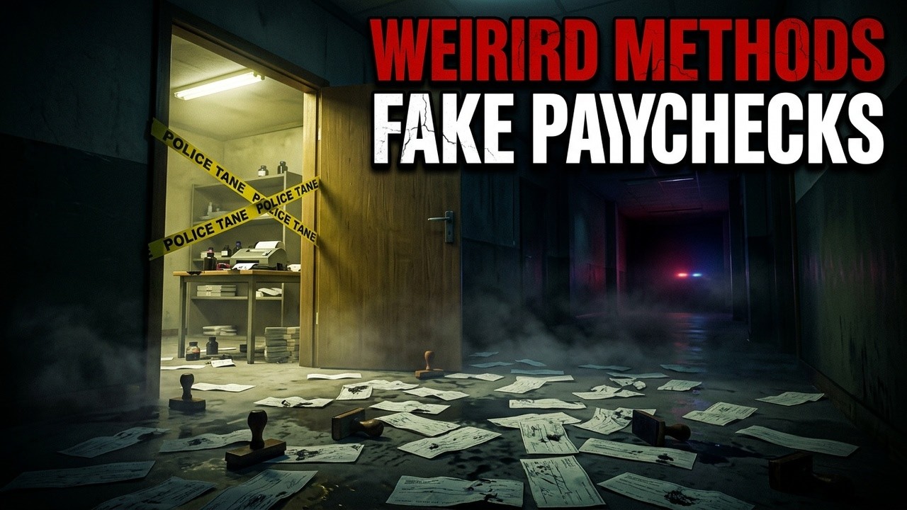 True Crime For Sleep | WEIRD Criminal Methods That Counterfeited Payroll Checks