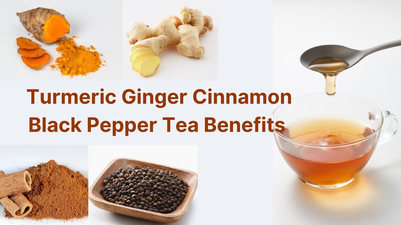 Польза чая с куркумой, имбирем, корицей и черным перцем