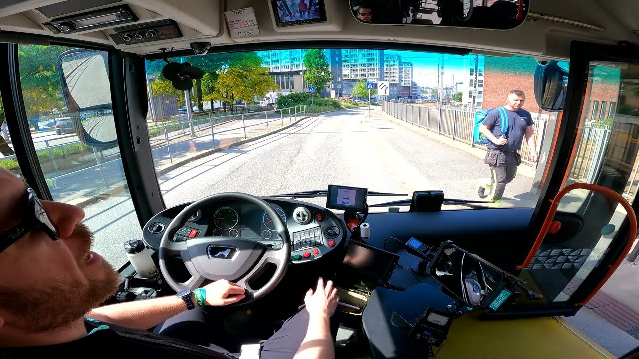 [Onboard] Going Back From Lagunen To Asane On Route 26 In Afternoon Rush Hours - MAN Lion's City 15
