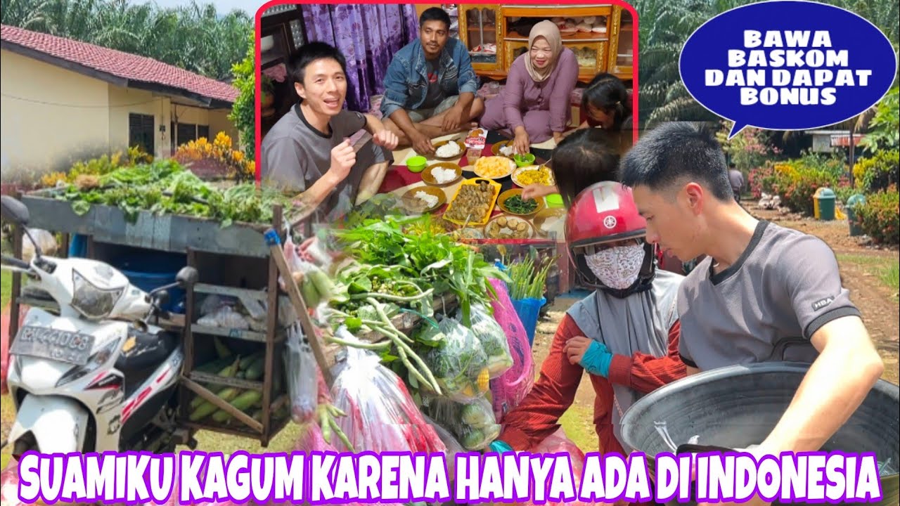 MAMA SENANG DIMASAKIN SAMA MENANTU CHINANYA,BAPAK DAN ADIK LAHAP SEKALI