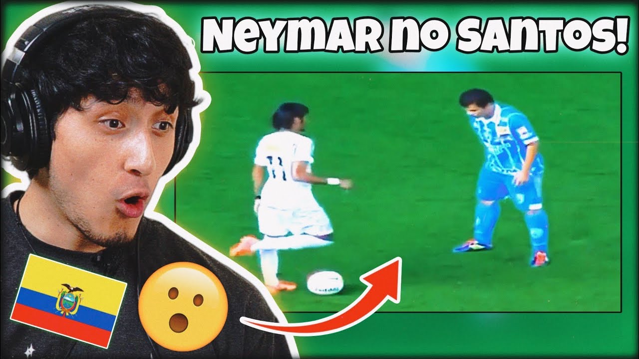 GRINGOS REAGEM À QUANDO NEYMAR HUMILHAVA PELO SANTOS