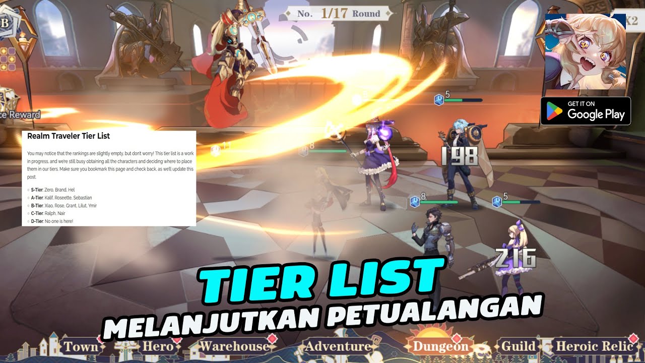 INI DIA TIER LIST SERTA PENJELASANNYA !!! - Realm Traveler