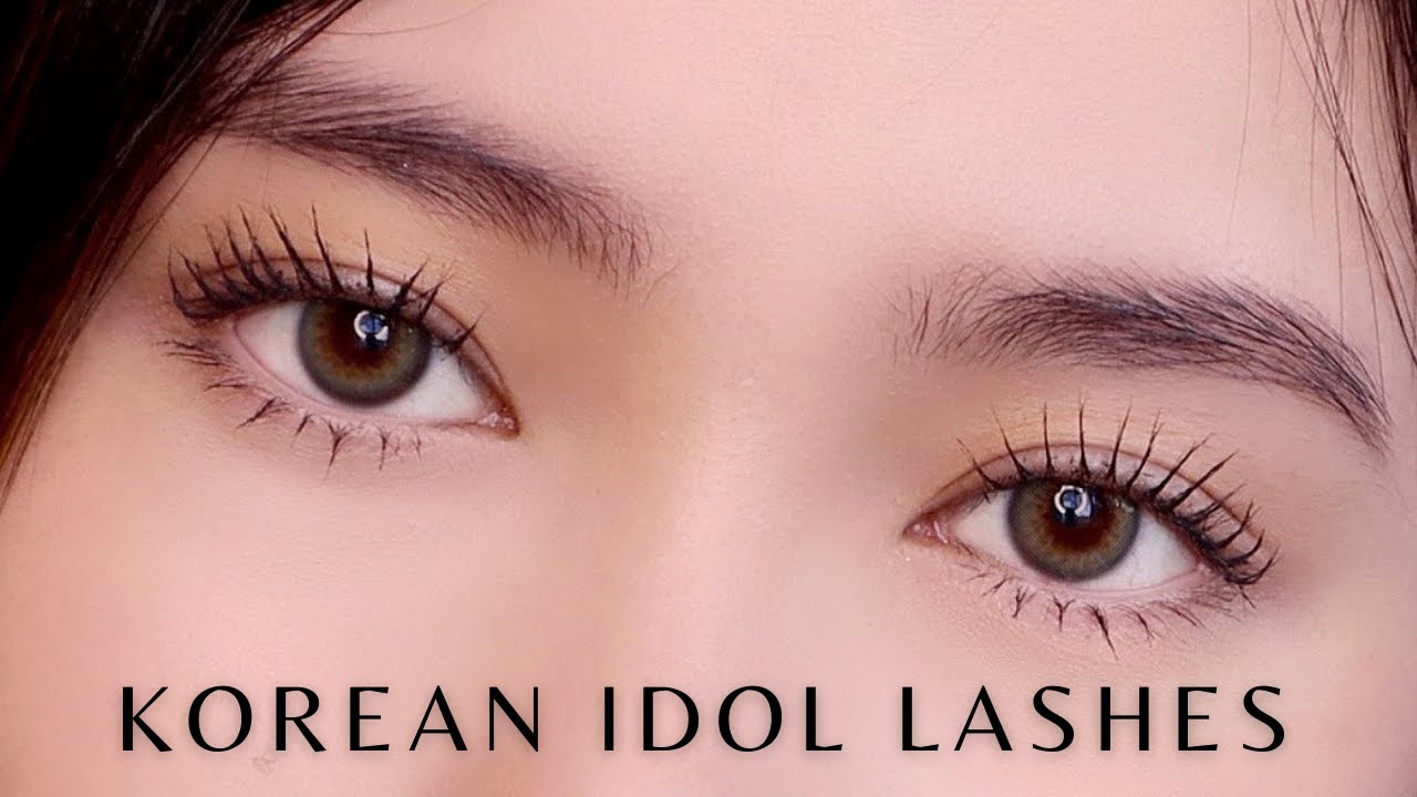 Separated Lash look | Korean Idols Inspired 🌟 best way to keep straight lashes curled all day