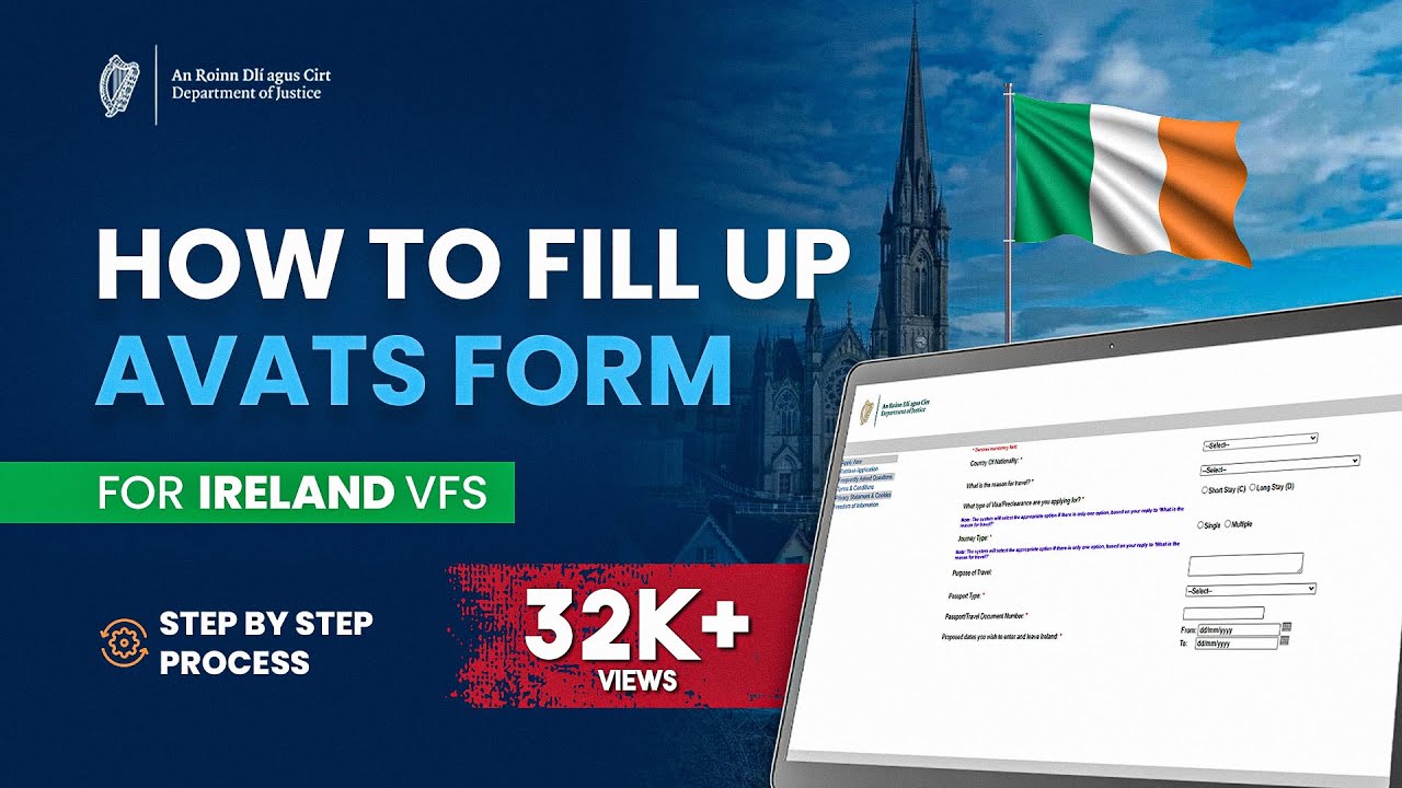 How To Fillup Avats Form For Ireland VFS - Step-By-Step Procedure