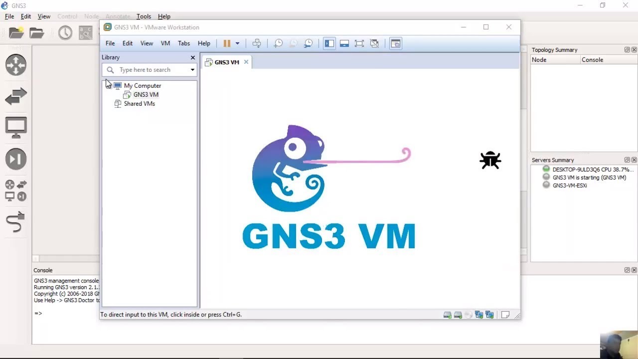 Install and Setup GNS3 VM 2.2.20 on VMware Workstation(Bangla Tutorial)
