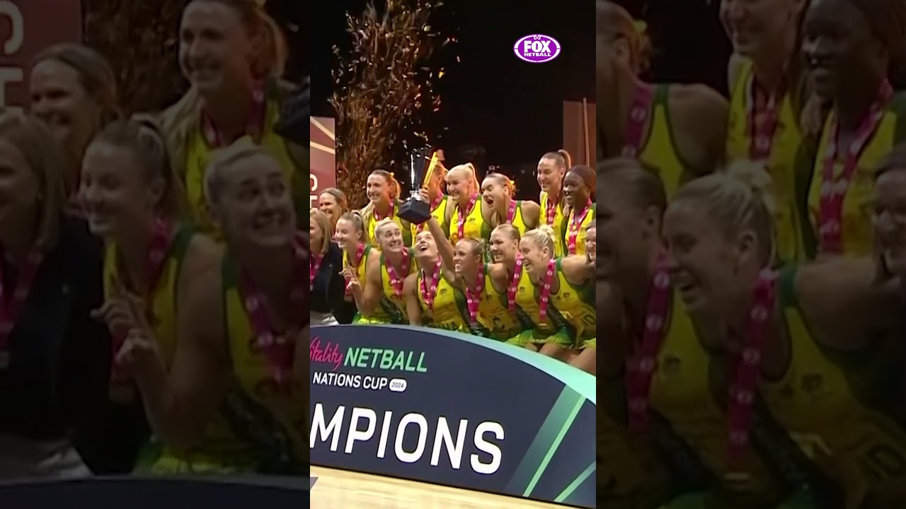 The Origin Australian Diamonds are the Netball Nations Cup Champions