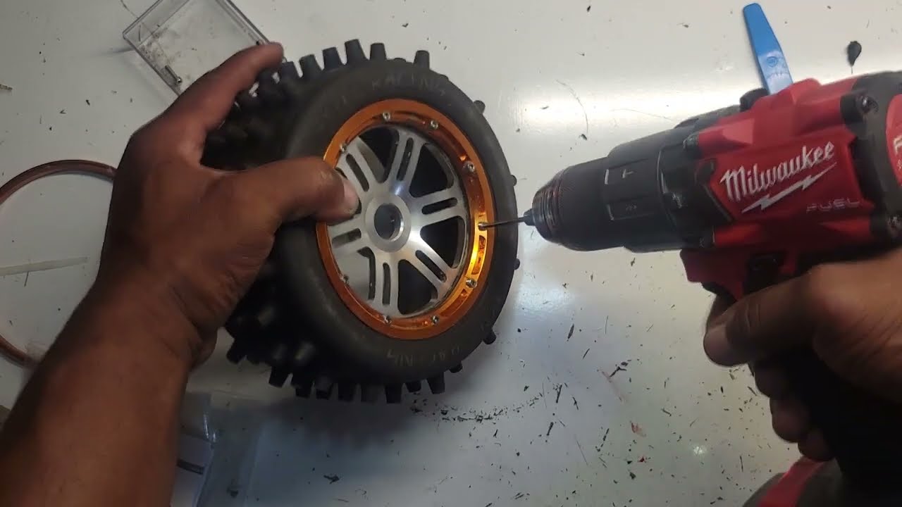 How to install Akill RC racing Super Spike v2 tire on TIT racing Rim #how #howto #new #comment #art