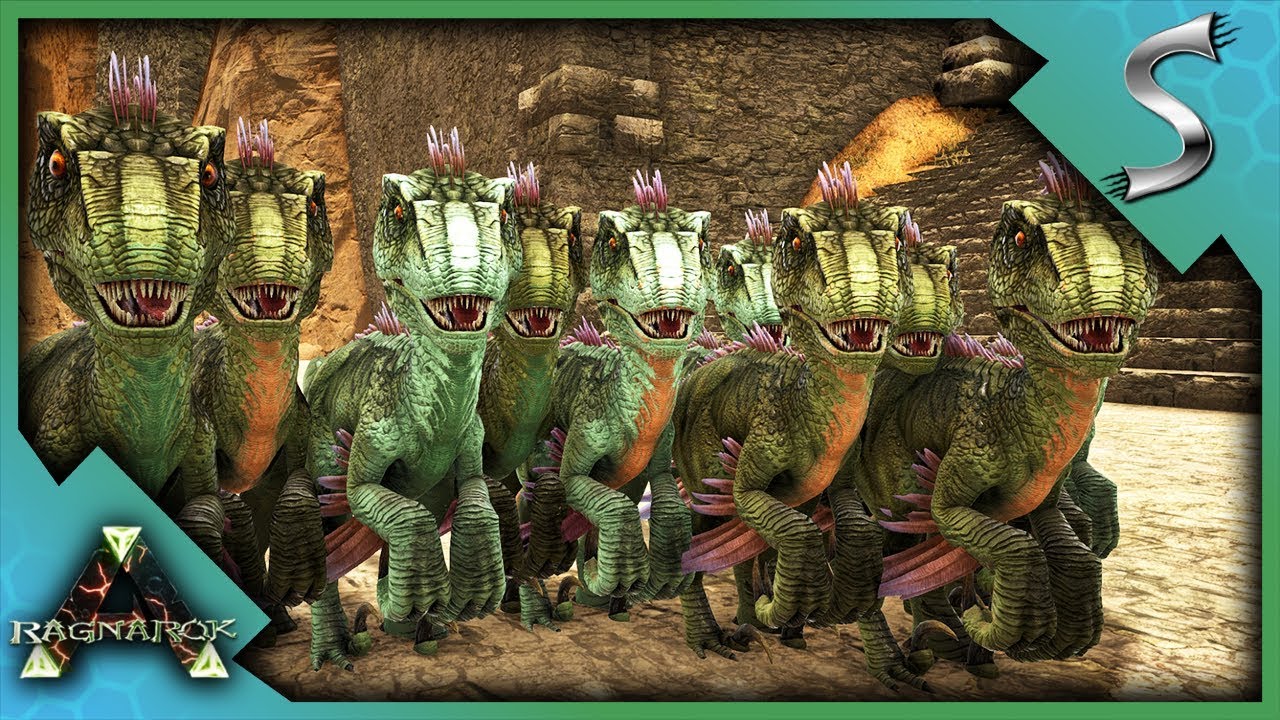 RISE OF THE KNIGHTS OF CRAP! RAPTOR TAMING + BREEDING! - Ark: RAGNAROK [DLC Gameplay S3E11]