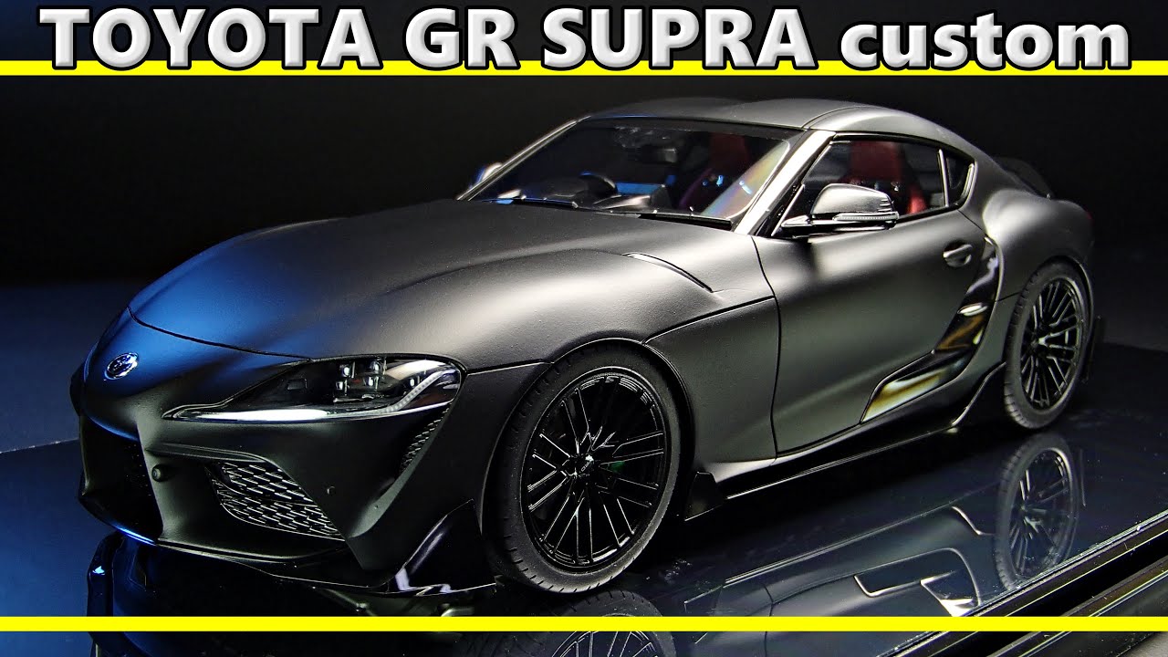 Очарование современной иконы: TOYOTA GR Supra CUSTOM / TAMIYA 1/24 / Scale Model / Full Build / ASMR