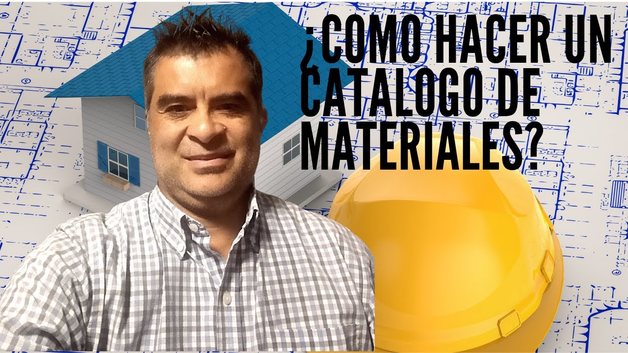 ¿Como hacer un catálogo de materiales en Excel? #catalogodemateriales #Excel #construcción