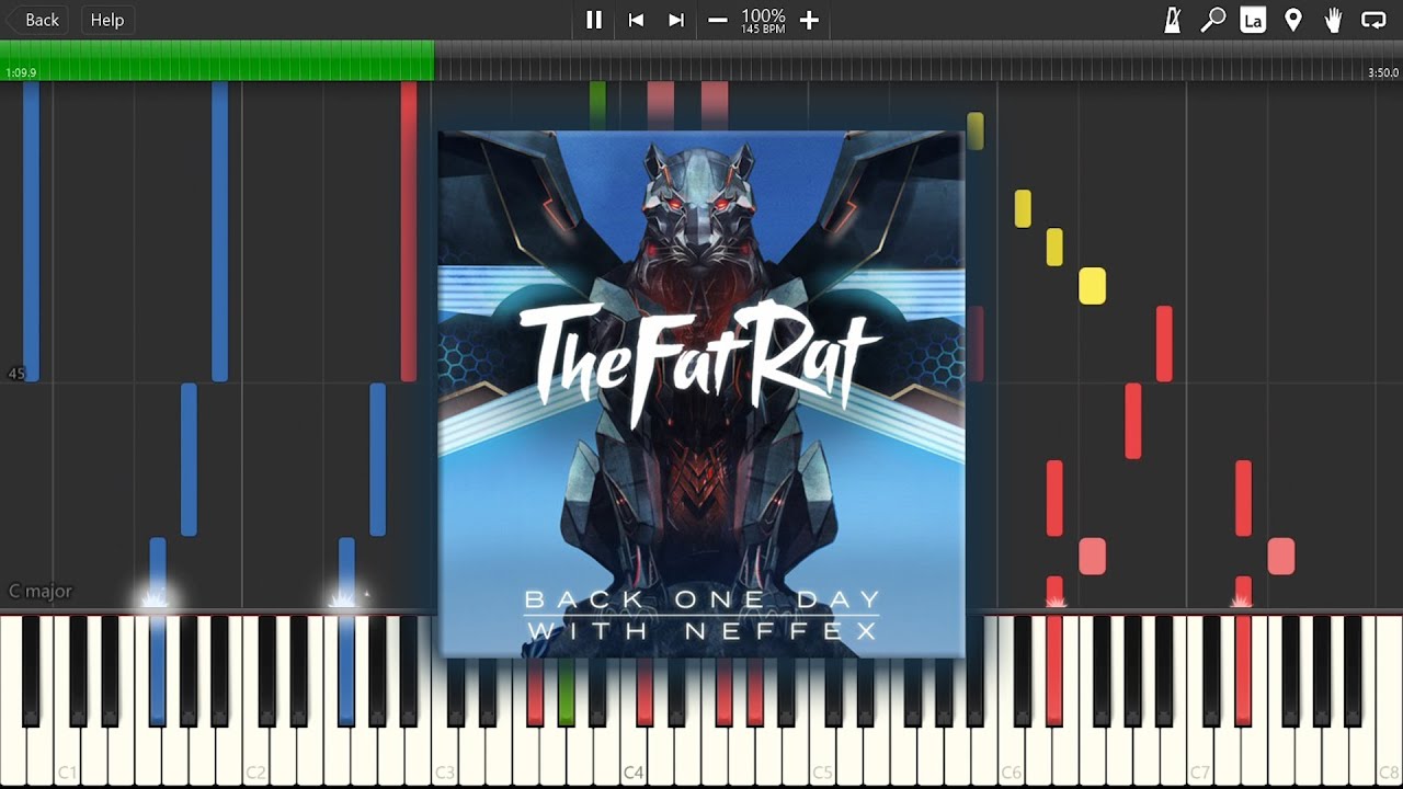 TheFatRat & NEFFEX - Back One Day (Outro Song) (Synthesia Piano Cover)