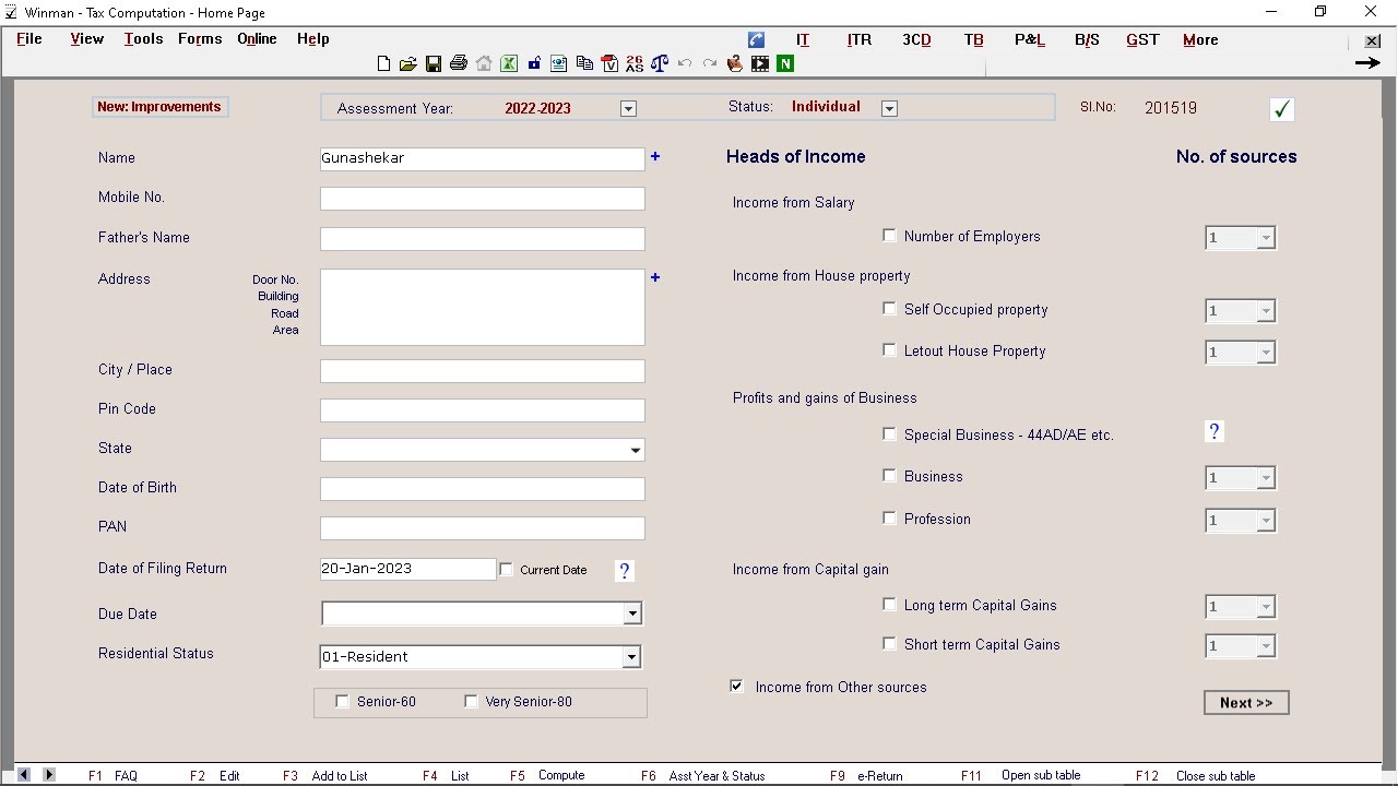 Winman - CA - ERP