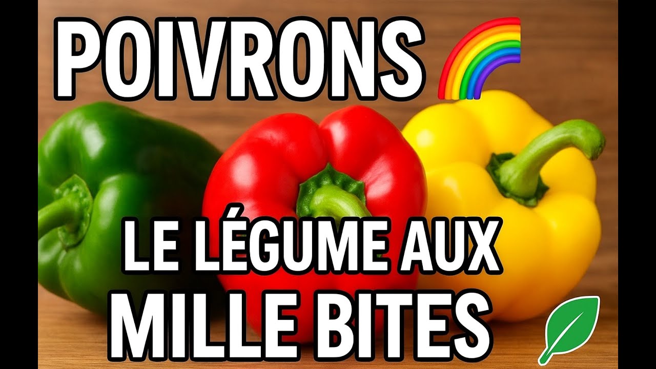 POIVRONS 🌶️  Le l&eacute;gume aux mille couleurs et vertus &ndash; Rouge, vert ou jaune, lequel est le meilleur