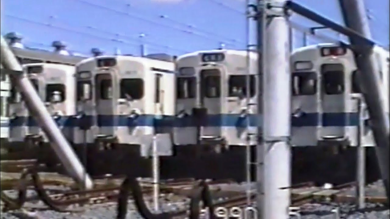 【1990年頃 懐かしい映像⑤】東武 野田線 3000系（2080系も登場）
