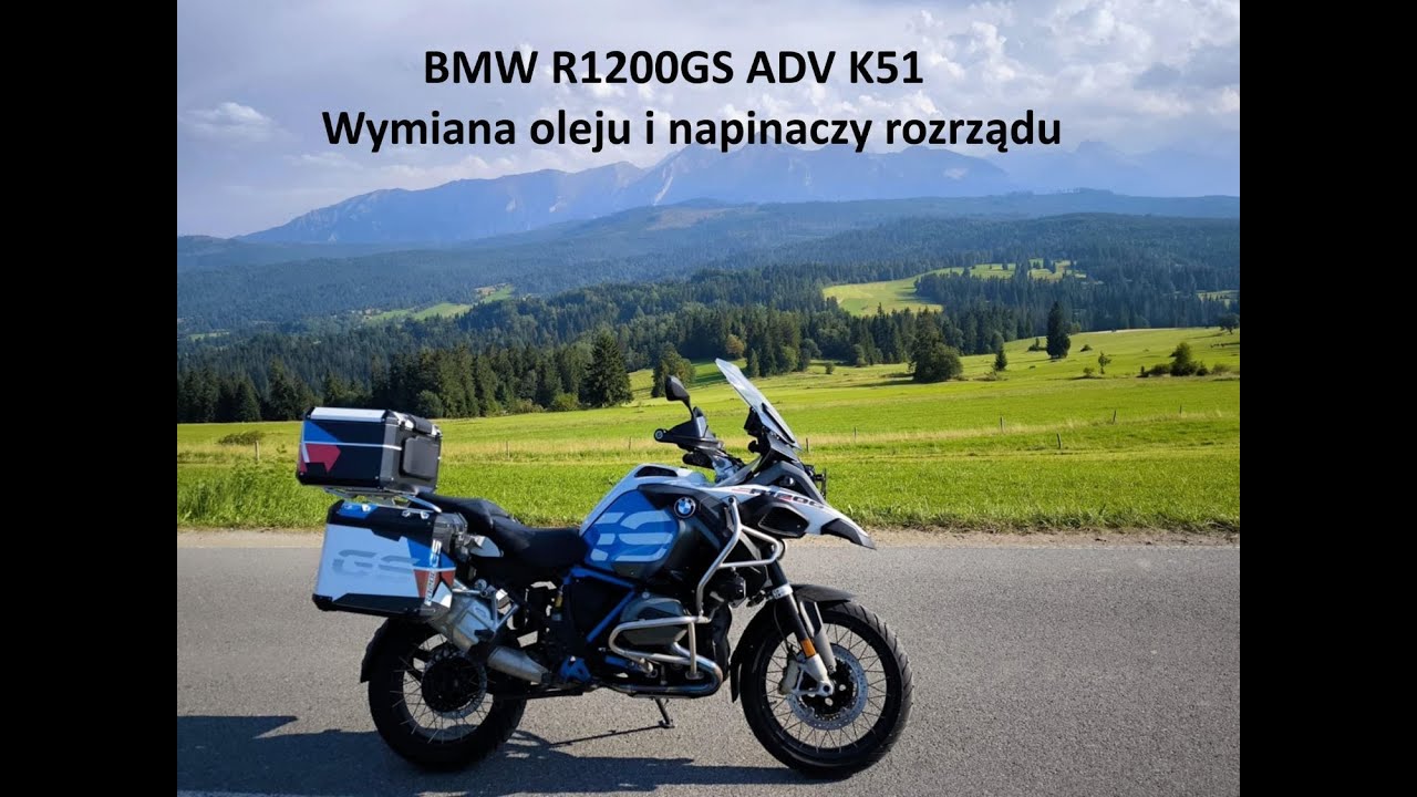 BMW R1200GS K50/K51 Wymiana oleju i napinaczy rozrządu