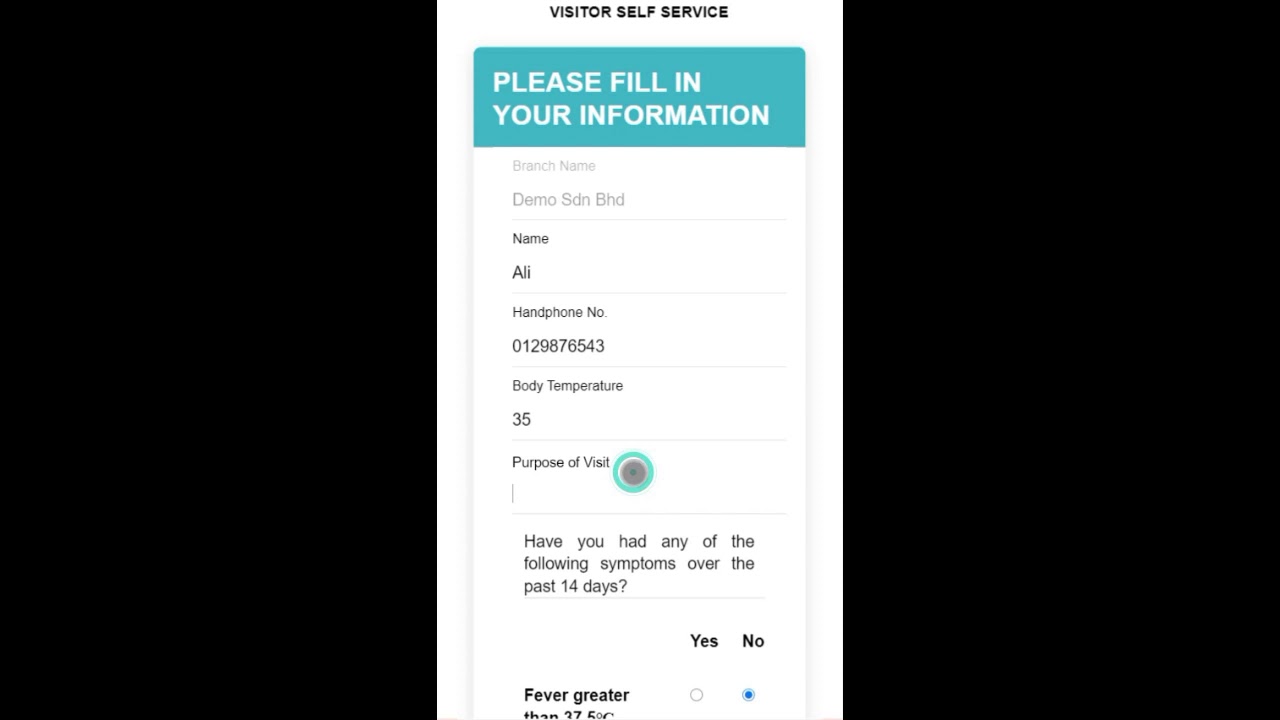 QR Visitor/Contractor Management System