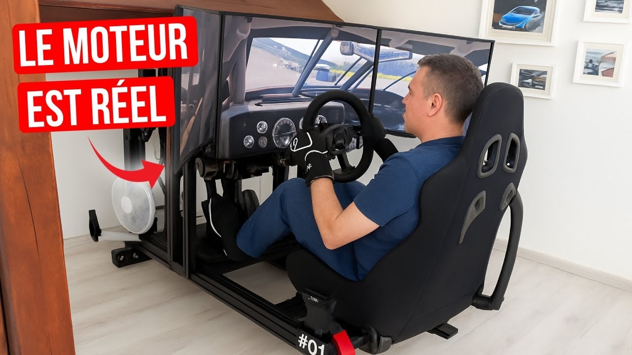 Ce setup SIMRACING cache un secret qui le rend 100% réaliste