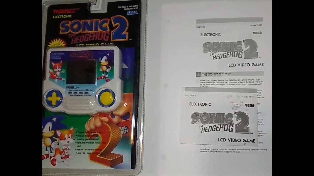Revisiting Sonic The Hedgehog 2 Tiger Electronics Handheld LCD Game