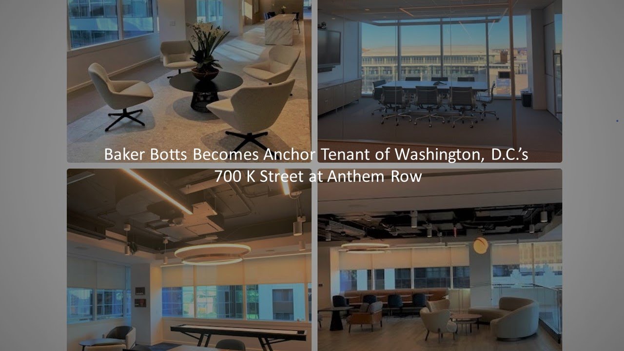 Baker Botts Relocates Washington, D.C. Office to Anthem Row